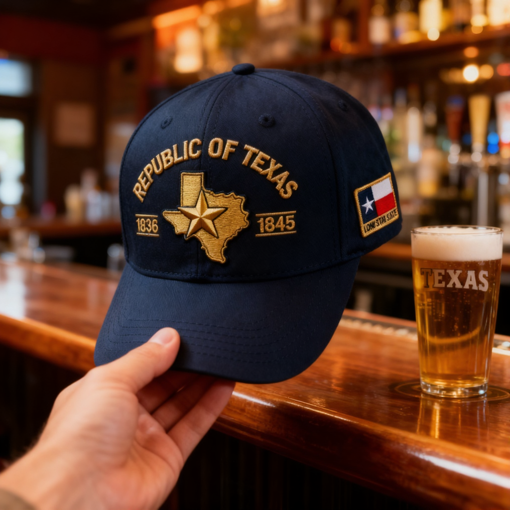 🔥LAST DAY 70% OFF -  ⭐🤠Republic of Texas Embroidered Hat 🔥Buy 2 FREE SHIPPING