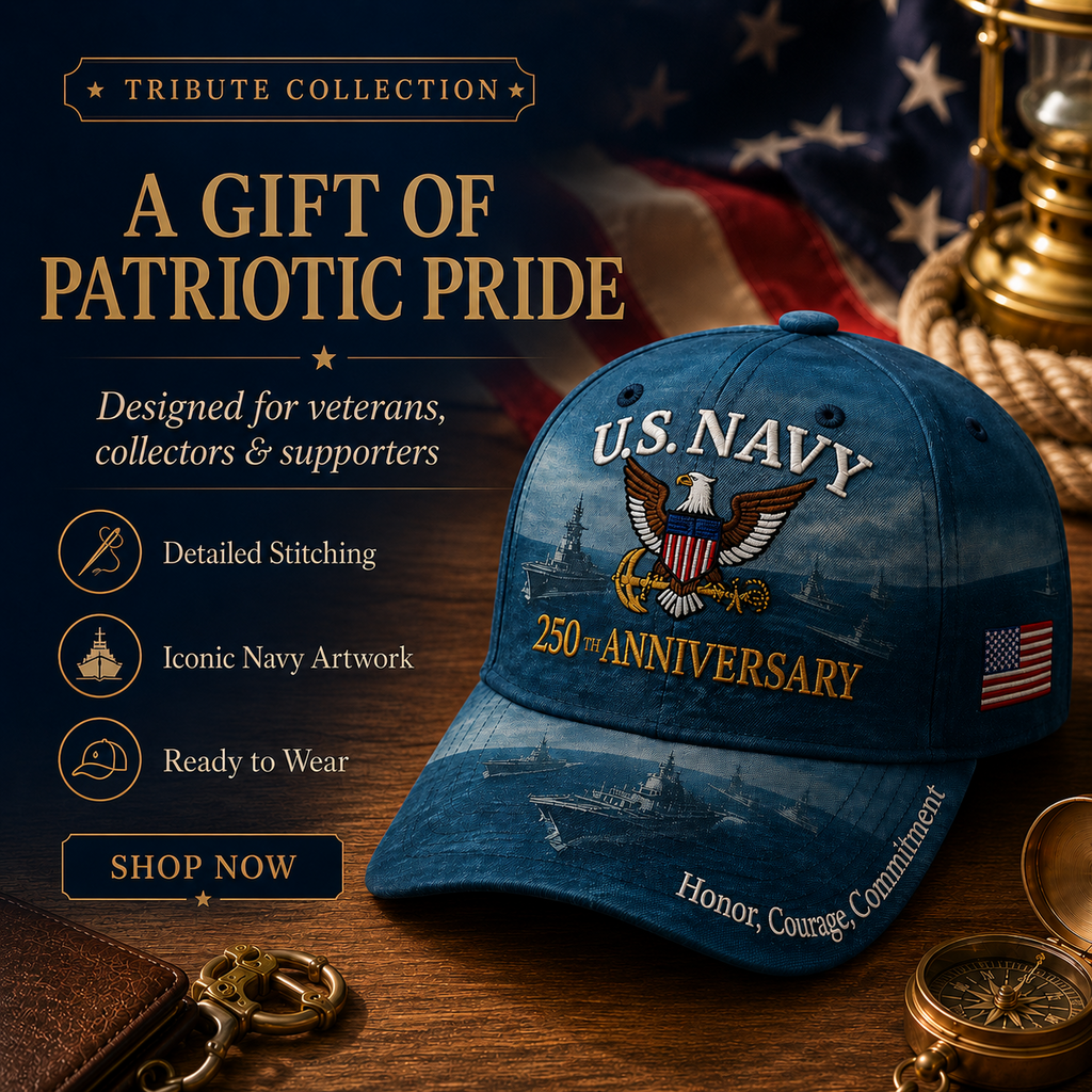 🔥Limited time 70% OFF -✨U.S. Military 250th Anniversary Embroidered Cap (Marine Corps & Navy Edition)