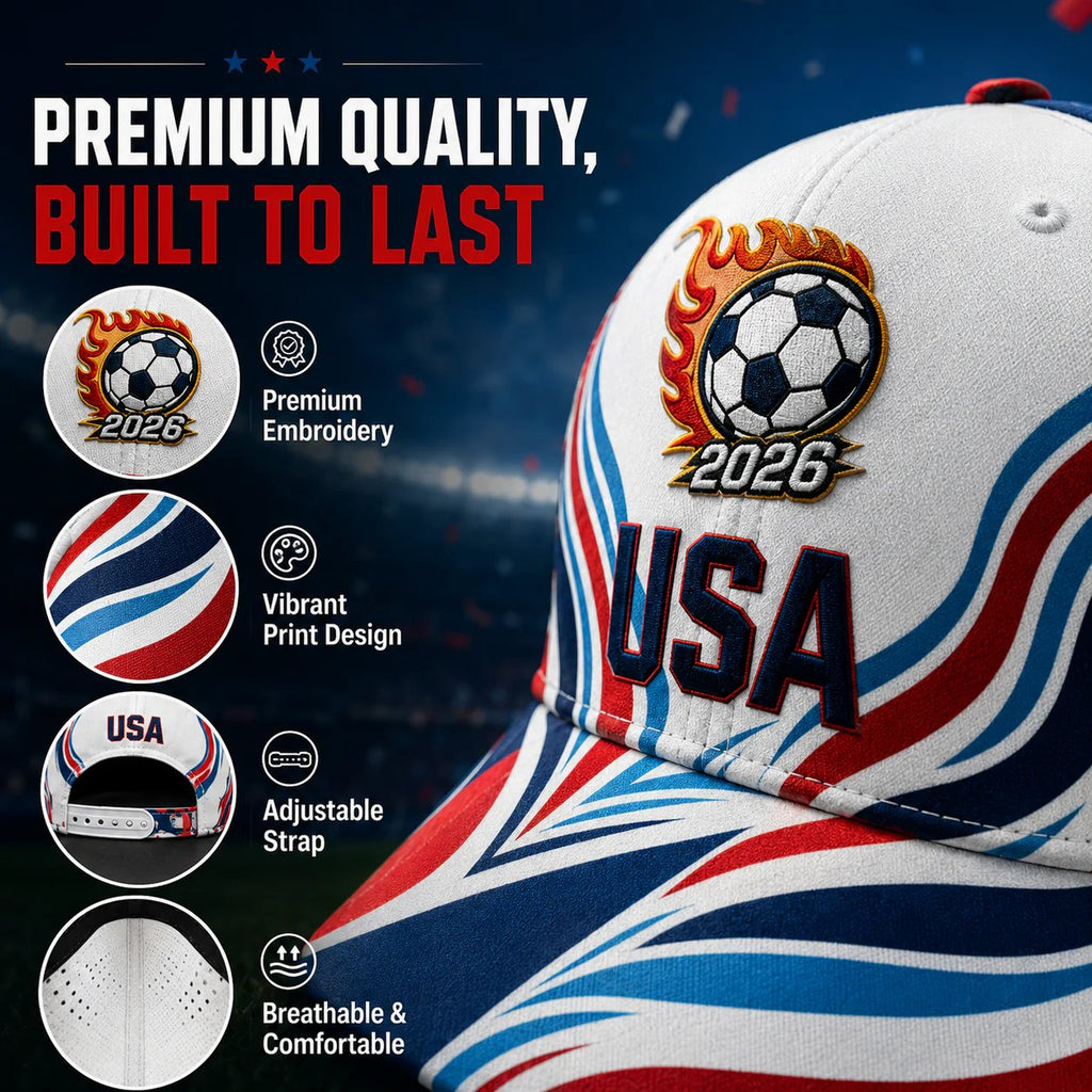 🔥Limited Edition - Unisex USA Football Lover Baseball Cap🧢