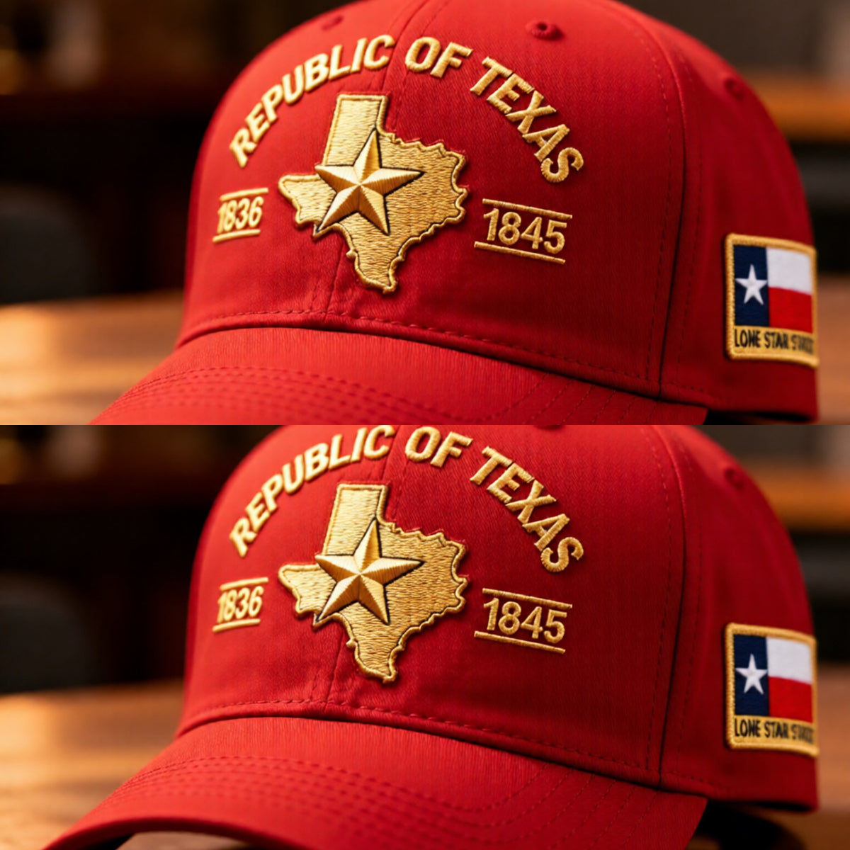 🔥LAST DAY 70% OFF -  ⭐🤠Republic of Texas Embroidered Hat 🔥Buy 2 FREE SHIPPING