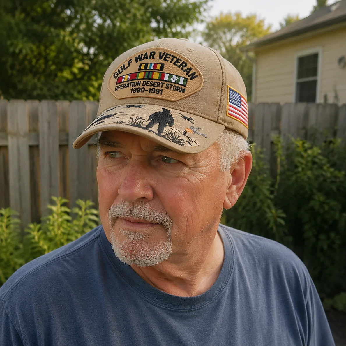 ⚡ Limited Production -Stock Moves Quickly ⚡Gulf War Veteran Tribute Cap🎁 Free Honor Coin With Every Cap Purchase
