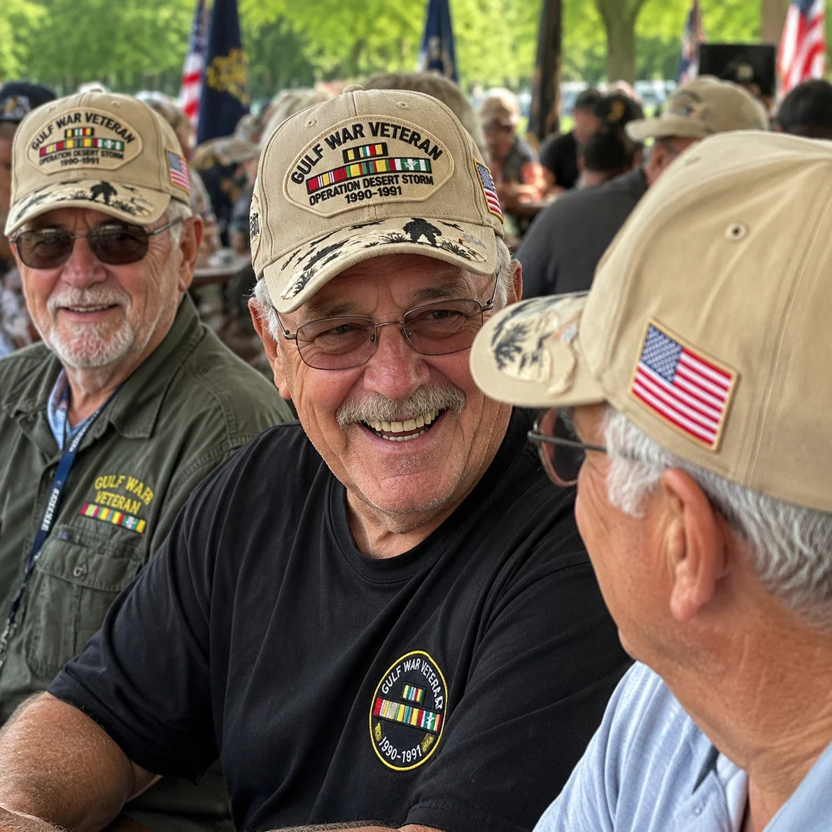 ⚡ Limited Production -Stock Moves Quickly ⚡Gulf War Veteran Tribute Cap🎁 Free Honor Coin With Every Cap Purchase