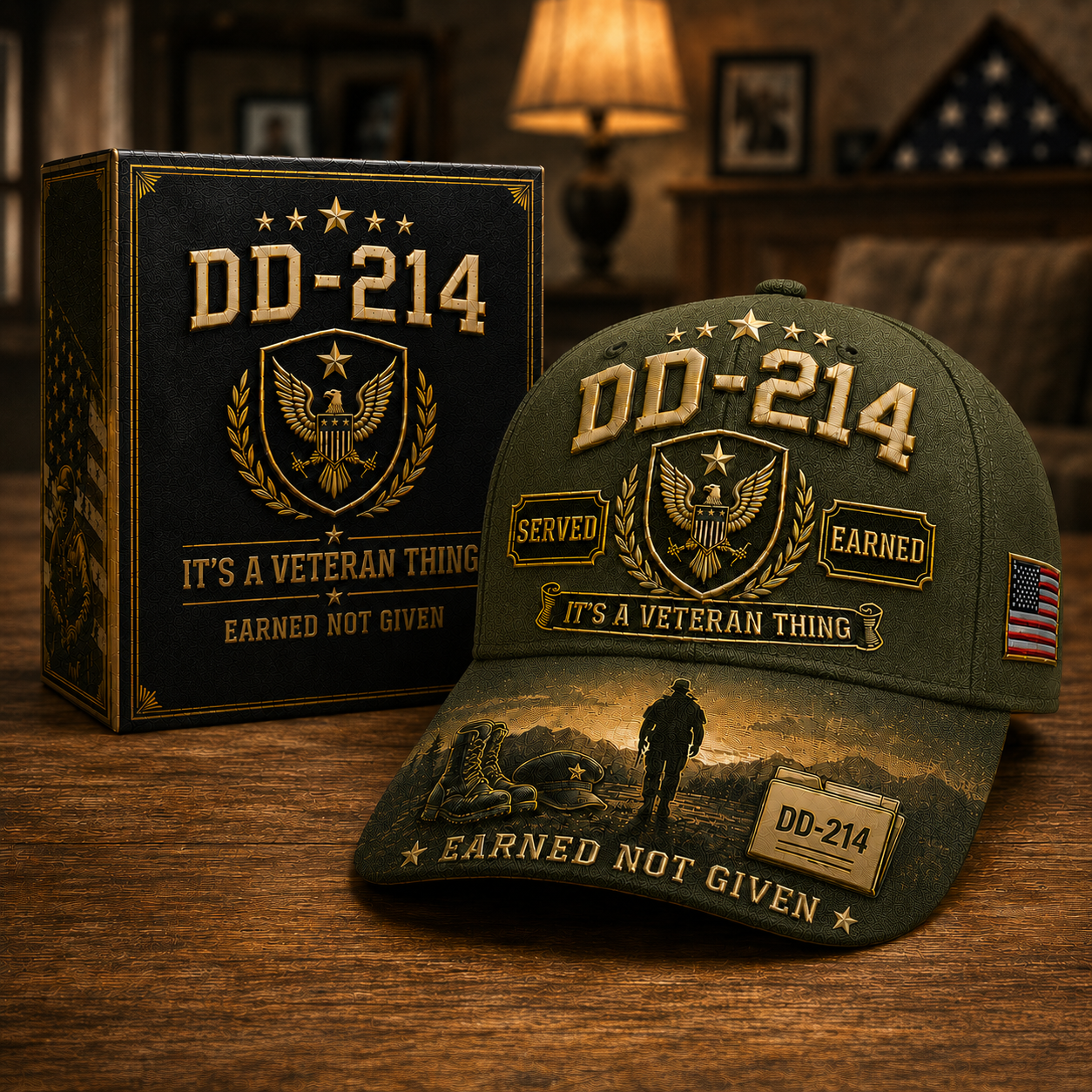 🔥Limited time 70% OFF - 🦅DD-214 Served Earned Commemorative Cap