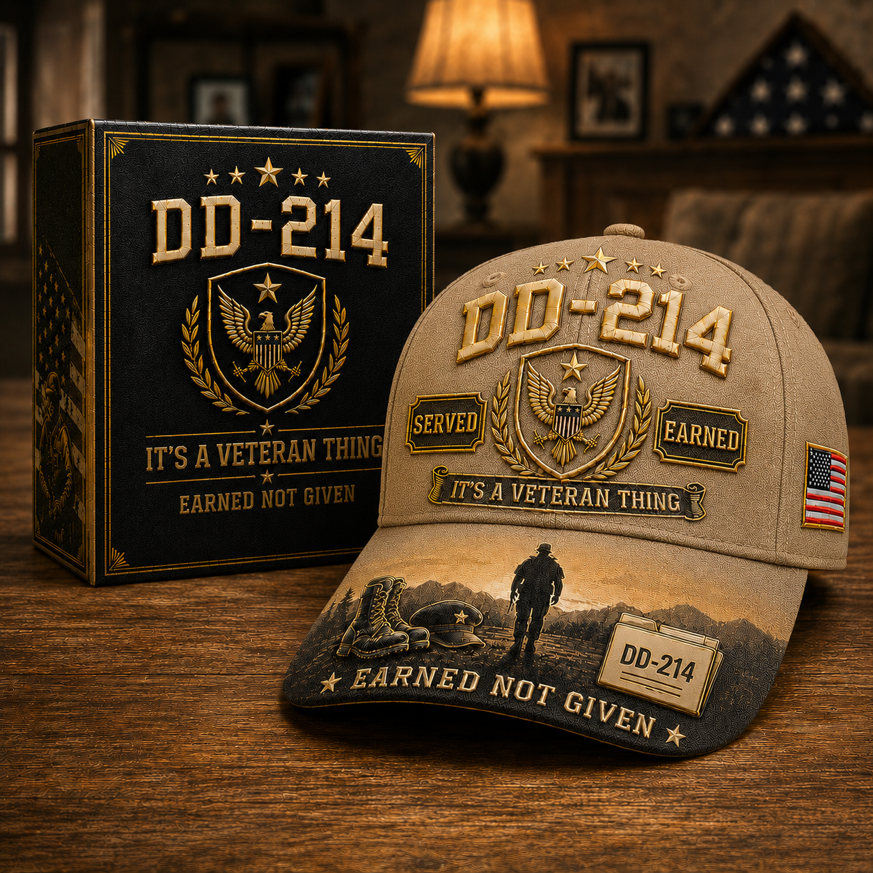 🔥Limited time 70% OFF - 🦅DD-214 Served Earned Commemorative Cap