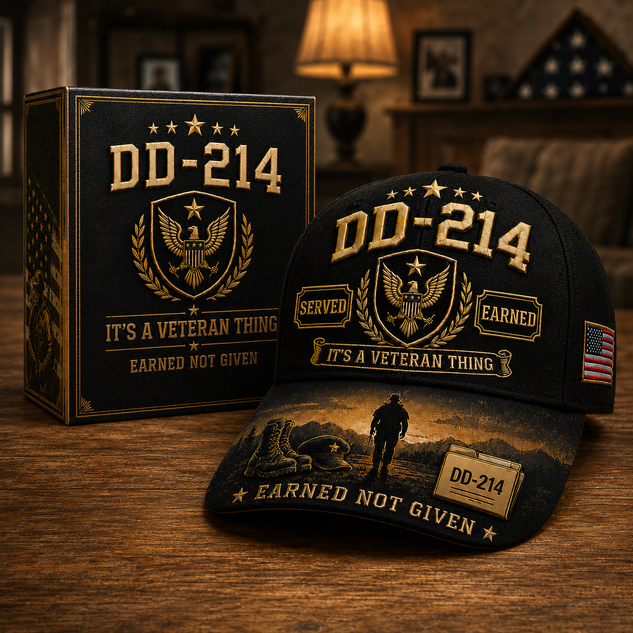 🔥Limited time 70% OFF - 🦅DD-214 Served Earned Commemorative Cap