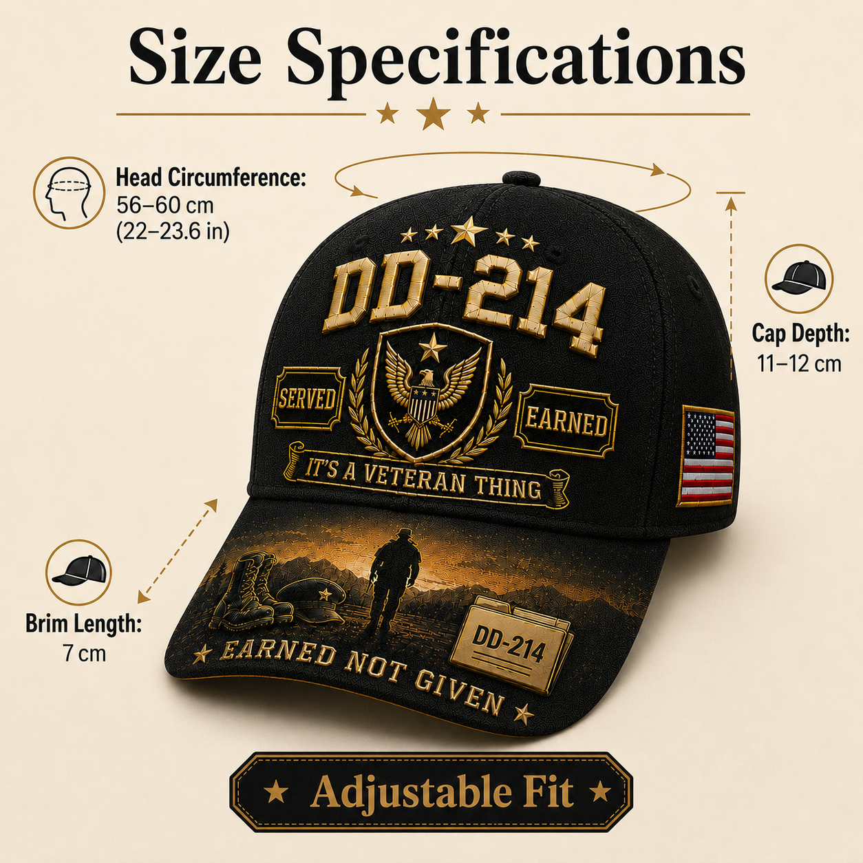 🔥Limited time 70% OFF - 🦅DD-214 Served Earned Commemorative Cap
