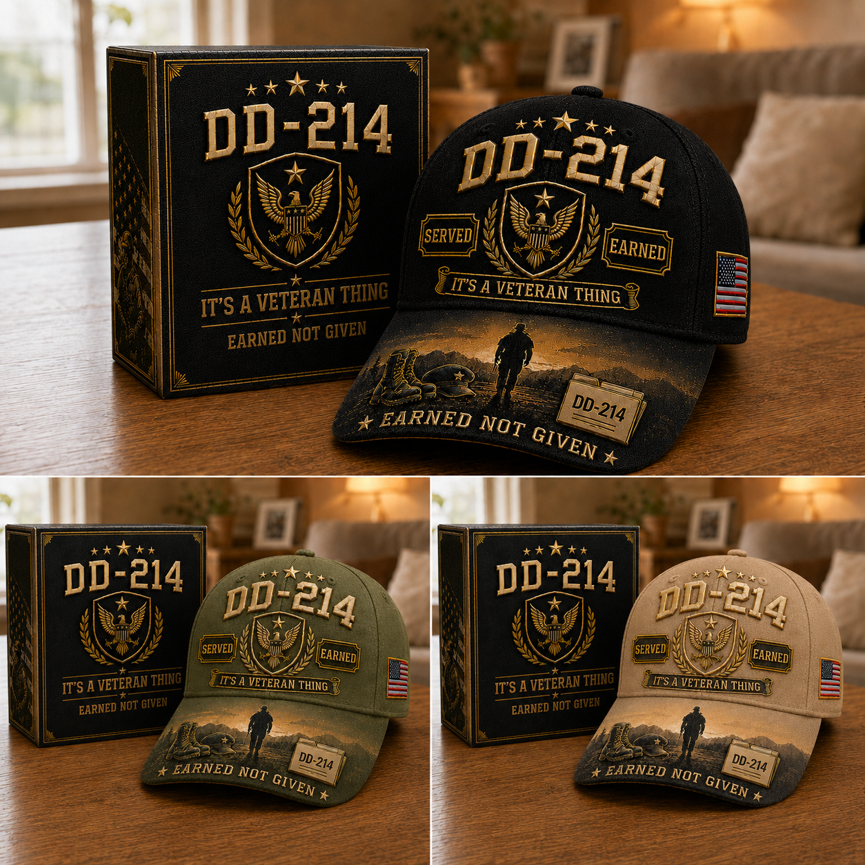 🔥Limited time 70% OFF - 🦅DD-214 Served Earned Commemorative Cap