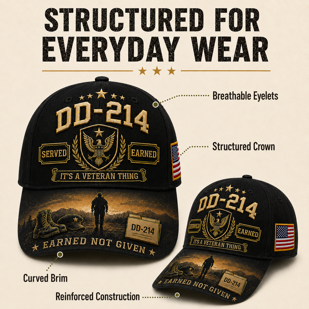 🔥Limited time 70% OFF - 🦅DD-214 Served Earned Commemorative Cap