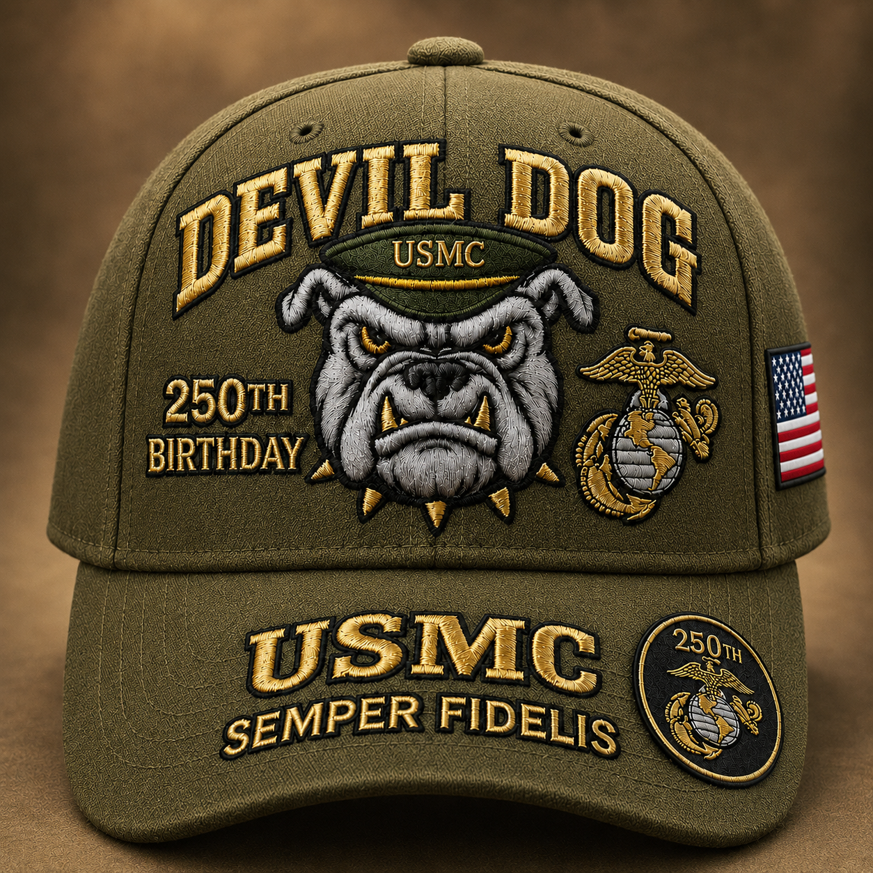 🔥250th Anniversary 70% OFF - 🦅Devil Dog USMC 250th Birthday Commemorative Cap (🔥Buy 2 FREE SHIPPING)