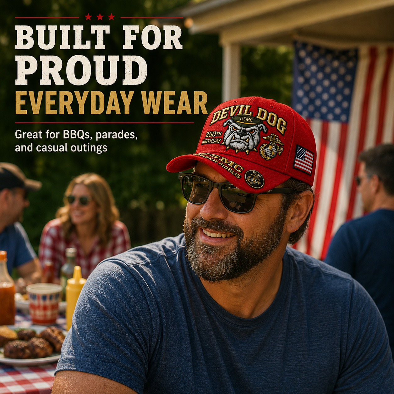 🔥250th Anniversary 70% OFF - 🦅Devil Dog USMC 250th Birthday Commemorative Cap (🔥Buy 2 FREE SHIPPING)
