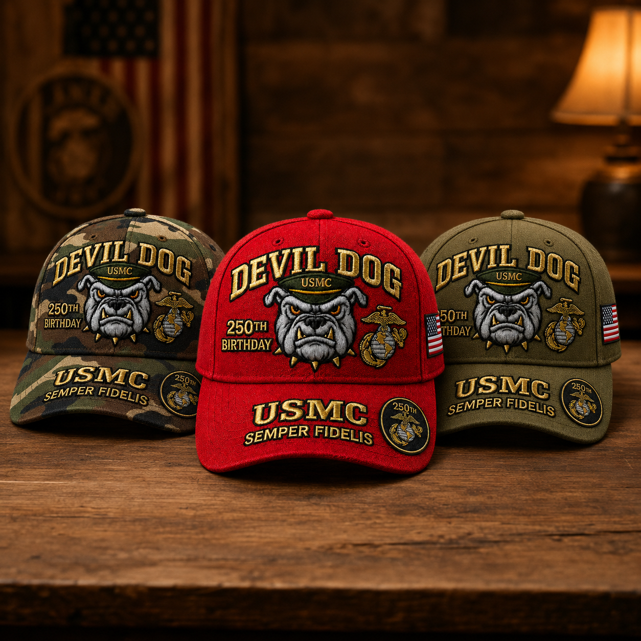 🔥250th Anniversary 70% OFF - 🦅Devil Dog USMC 250th Birthday Commemorative Cap (🔥Buy 2 FREE SHIPPING)