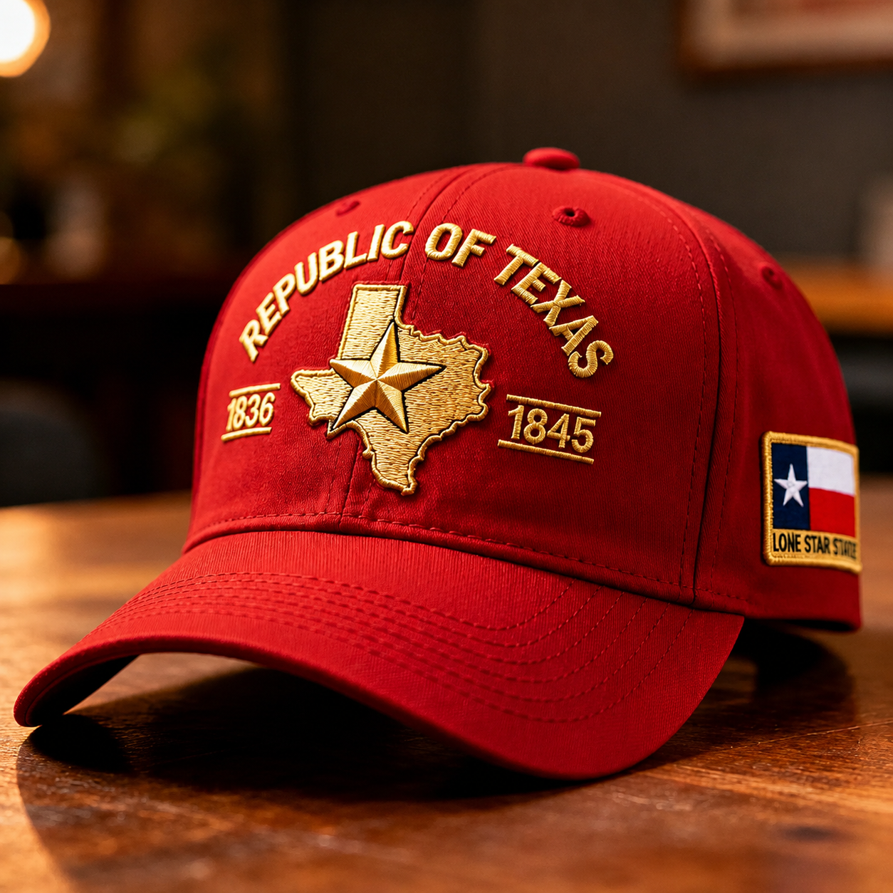🔥LAST DAY 70% OFF -  ⭐🤠Republic of Texas Embroidered Hat 🔥Buy 2 FREE SHIPPING