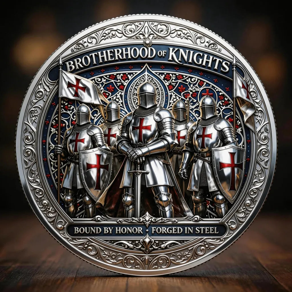 🔥Limited time 70% OFF - ⚔️ Brotherhood Of Knights Honor Cap 🎁 Free Honor Coin With Every Cap Purchase
